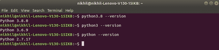 Check-python-version-for-linux